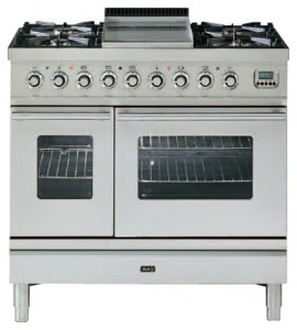 Kitchen Stove ILVE PDW-90F-VG Stainless-Steel Photo review