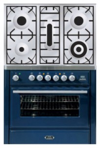 Estufa de la cocina ILVE MT-90PD-E3 Blue Foto revisión