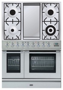 Kitchen Stove ILVE PDL-90F-VG Stainless-Steel Photo review