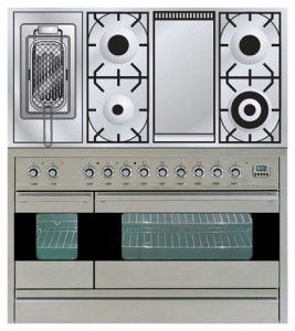 Кухонная плита ILVE PF-120FR-MP Stainless-Steel Фото обзор