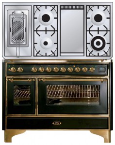 Кухонная плита ILVE M-120FRD-E3 Matt Фото обзор