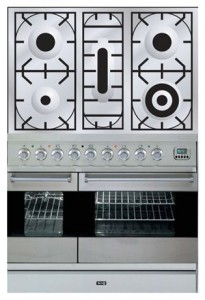 Kitchen Stove ILVE PDF-90-MP Stainless-Steel Photo review