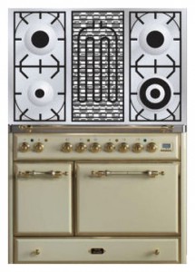 厨房炉灶 ILVE MCD-100BD-E3 Antique white 照片 评论