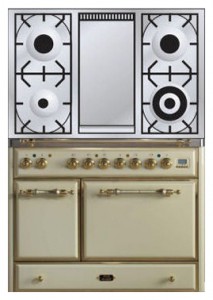 厨房炉灶 ILVE MCD-100FD-E3 Antique white 照片 评论