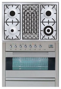 Кухонная плита ILVE PF-90B-VG Stainless-Steel Фото обзор
