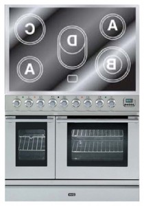 Kitchen Stove ILVE PDLE-90-MP Stainless-Steel Photo review