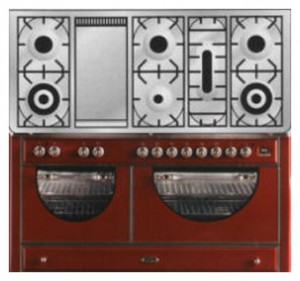 厨房炉灶 ILVE MCA-150FD-VG Red 照片 评论