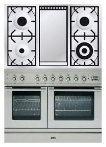 Кухонная плита ILVE PDL-100F-MW Stainless-Steel Фото обзор