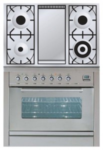 Кухонная плита ILVE PW-90F-VG Stainless-Steel Фото обзор