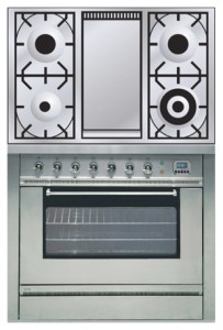 Kitchen Stove ILVE P-90FL-VG Stainless-Steel Photo review
