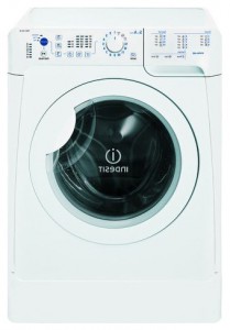 Máquina de lavar Indesit PWSC 5104 W Foto reveja