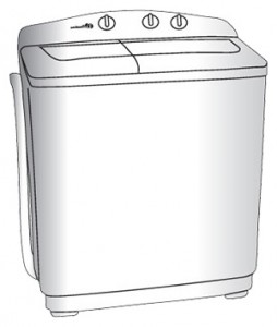 Machine à laver Binatone WM 7580 Photo examen