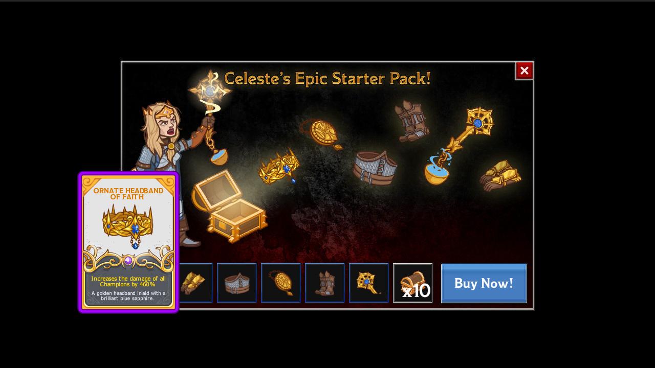 Idle Champions of the Forgotten Realms - Celeste's Starter Pack DLC Steam CD Key 0.43 $