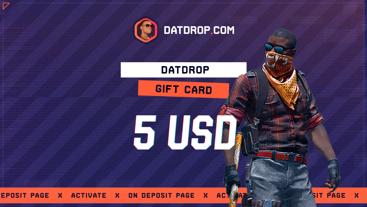 DatDrop 5 USD Gift Card 5.45 $