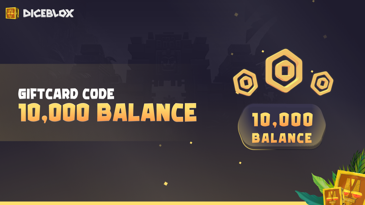 Diceblox 10.000 Balance Gift Card 30.64 $