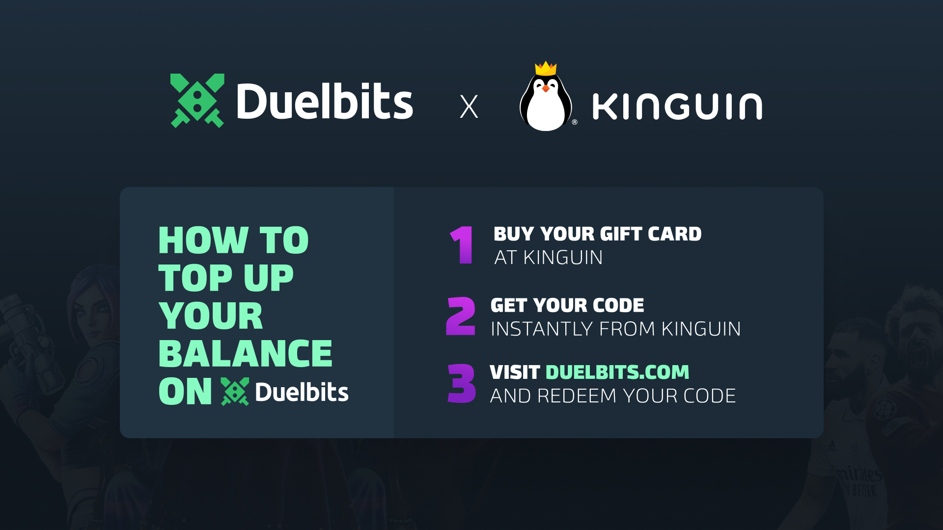 DuelBits $5 Gift Card 6.27 $