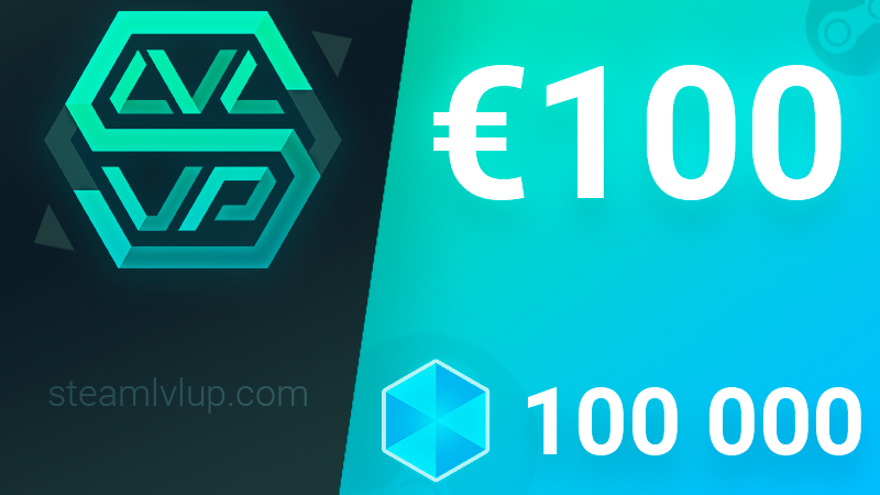SteamlvlUP €100 Gift Code 97.8 $