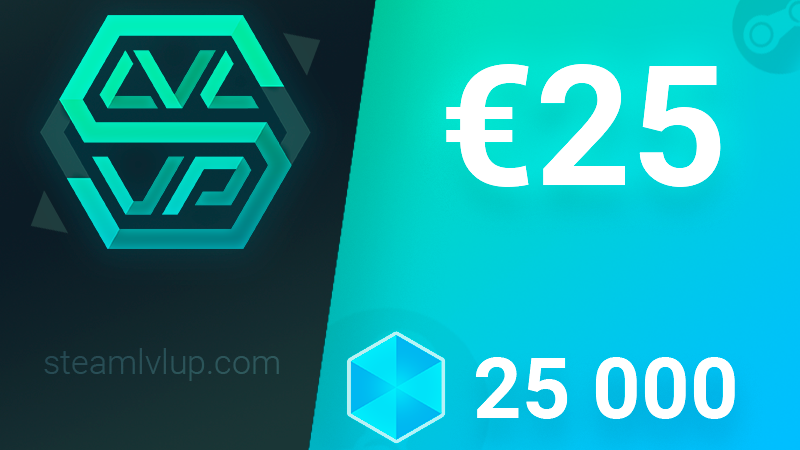 SteamlvlUP €25 Gift Code 26.1 $