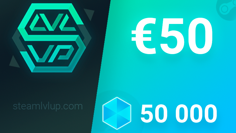 SteamlvlUP €50 Gift Code 48.98 $