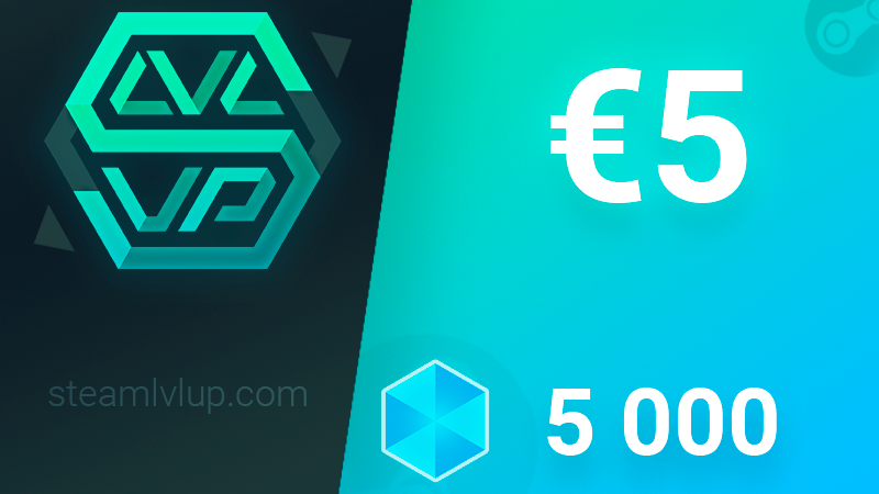 SteamlvlUP €5 Gift Code 5.36 $